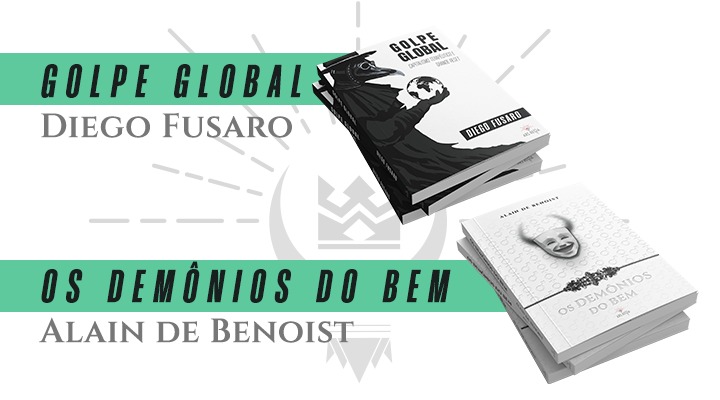 Está lançada a nova campanha de financiamento da Editora Ars Regia!

Contamos com vocês para conseguirmos lançar esses livros! Apoiem pelo link do Catarse: catarse.me/golpe_global_e…

Dessa vez, os livros são Golpe Global, de Diego Fusaro, e Os Demônios do Bem, de Alain de Benoist.