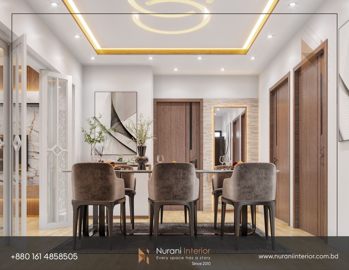 InteriorNurani's tweet photo. 📷📷 Indulge in Luxury: Experience the Splendor of Our Dining Room Interior Designs! 📷📷
Contact us at: 01614-858505, 01958-600100
Corporate Office: House-101(Ground Floor), Northern Road, Baridhara DOHS, Dhaka Cantonment, Dhaka-1206, Bangladesh. https://t.co/TIJCVei9zf