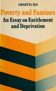 2) An Essay on Entitlement and Deprivation- Amartya Sen (270 pages)
1980s Sen text which changed the way we understand famines (The Entitlement Approach). The approach is also useful way to understand distribution in general, and forms the basis of Sen's later capability approach