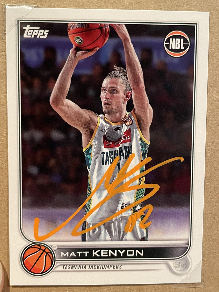 Special K. #matt #kenyon #nbl #topps #cards #collecting #autographed #collection #2023 #sem #phoenix #refractor #chillin #toppschrome @PoscaUSA #paint #pens #the #best