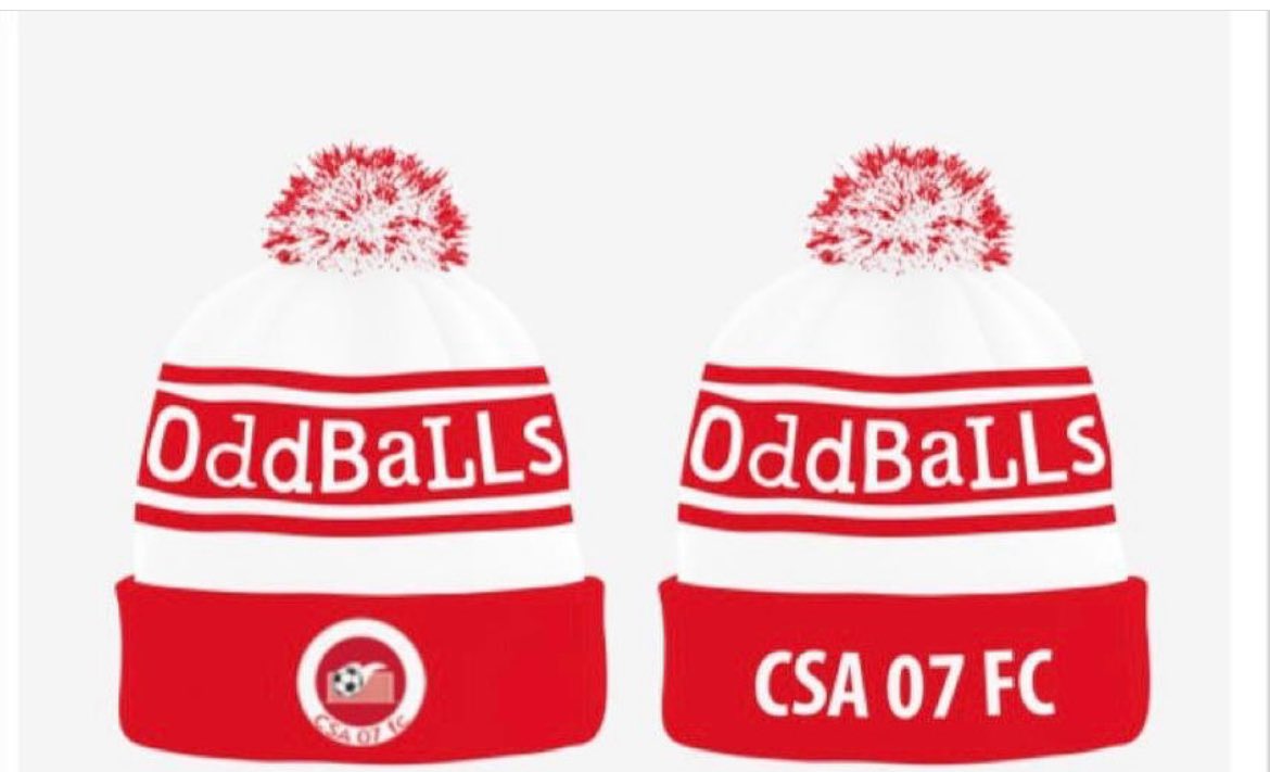 CSA 07 FC have joined forces with Oddballs to purchase a number of customised bobble hats. Oddballs donate to some brilliant charities, including Jo’s Cervical Cancer Trust – and have donated over £850,000 since 2014. <a href="/myoddballs/">OddBalls</a>