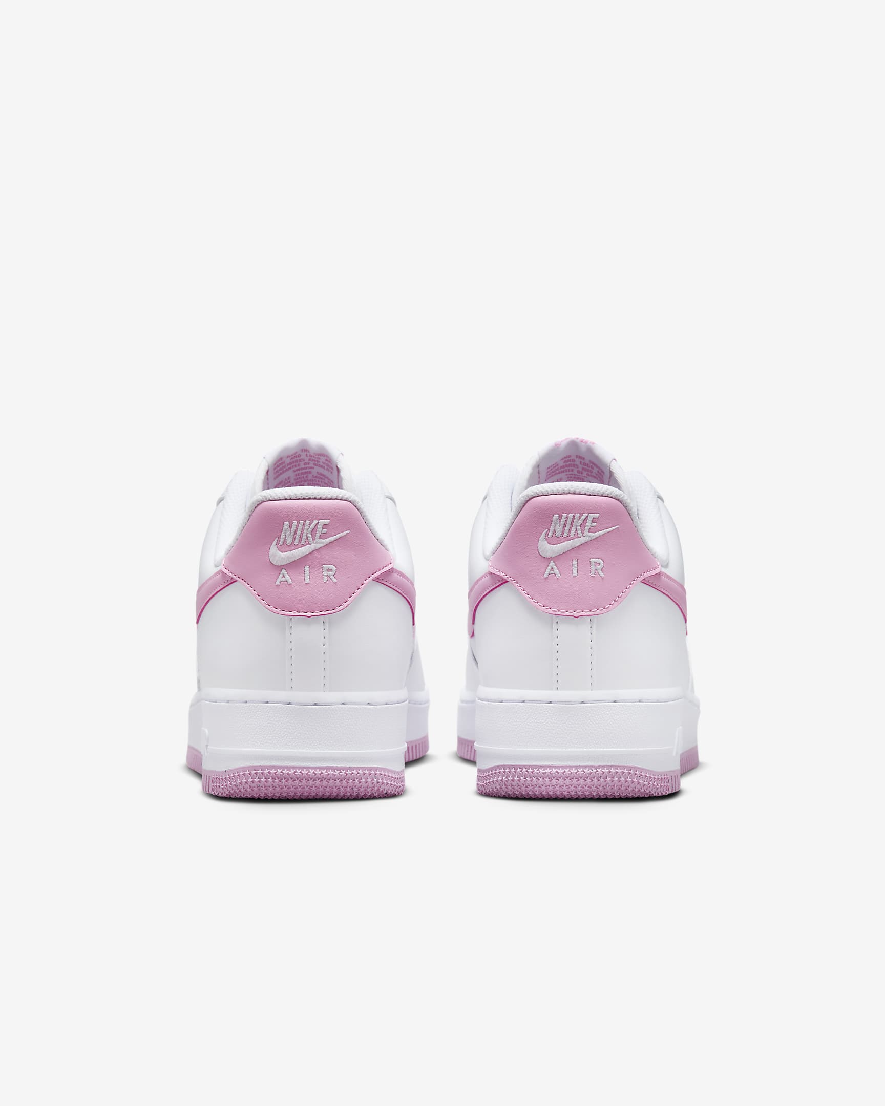 Nike air force top 1 pink rise