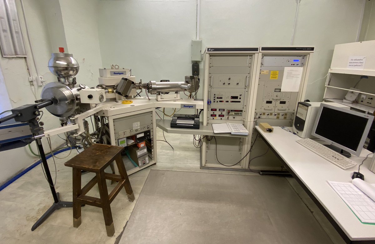 It is the first Finnigan MS in the Soviet Union. It was taken to the Institute of Precambrian Geology and Geochronology  (IPGG) RAS right from the international Expo that took place at Leningrad in 1986. That was a big thing
