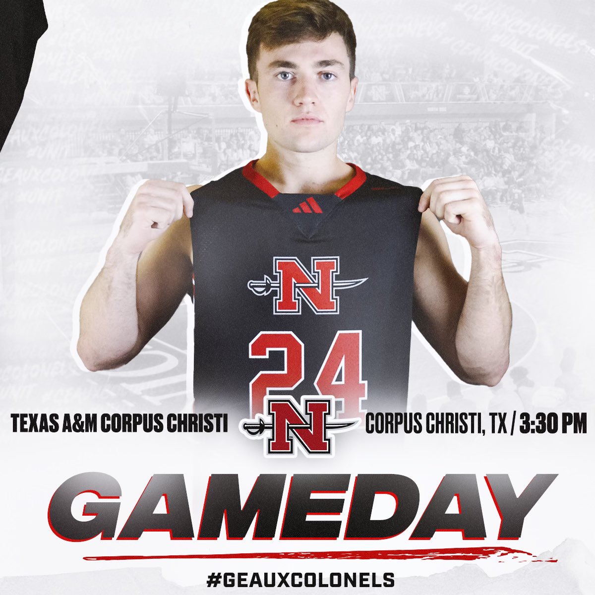 𝐆𝐀𝐌𝐄𝐃𝐀𝐘     

🆚 A&amp;M-Corpus Christi 
🕰️ 3:30 pm
📍 American Bank Center
🖥️ es.pn/3SqBae6 
📊 bit.ly/48I53fA