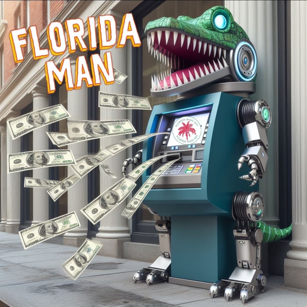 FLmanNFTs's tweet photo. GM to the entire  #FloridaMan movement 🌍

It's #simplesaturdays today

Take it easy &amp; let us PRINT $ for you #GatorGang https://t.co/2ThrGqvhN1