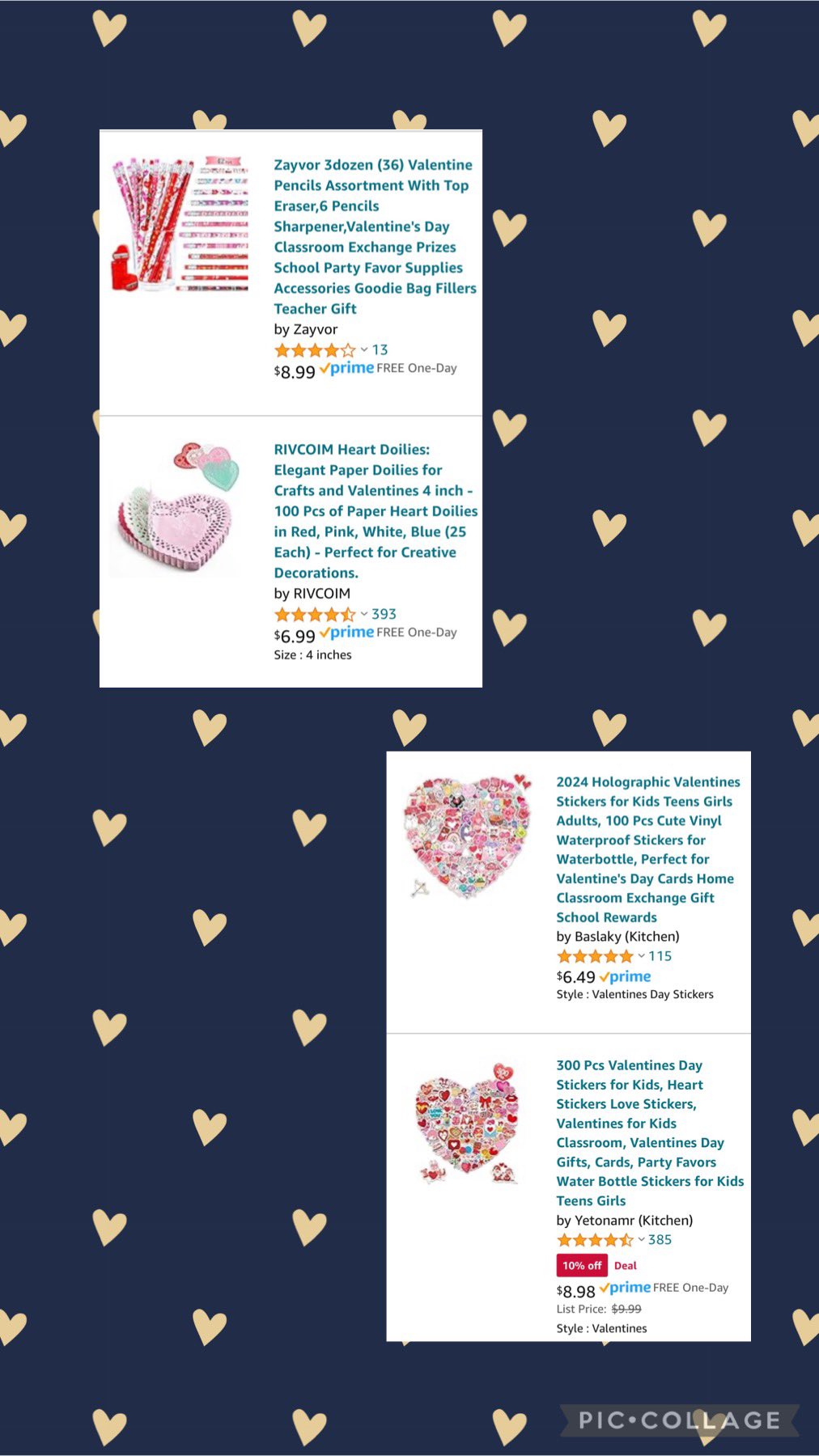 RIVCOIM Paper Hearts for Crafts 4 inch 100 pcs, Heart Paper