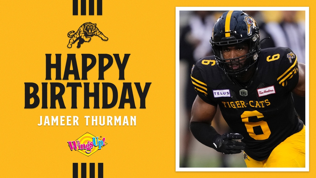 Happy Birthday, Jameer!

Everyone drop your birthday wishes in the comments ⤵️ 🎉

#Ticats | #CFL