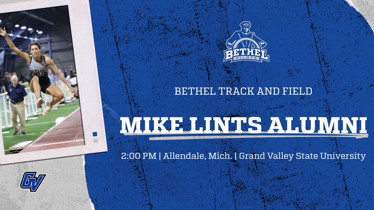 <a href="/bupilotstf/">Bethel Pilots Track & Field</a> head north to Allendale, Mich. for the Mike Lints Alumni meet at Grand Valley State at 2 pm.

📹 flotrack.org/events/1184895…