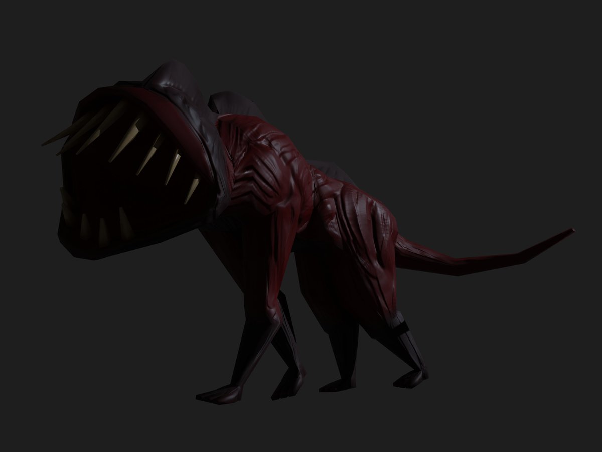PugZiyer's tweet photo. Eyeless dog from Lethal Company #lethalcompanyfanart #lethalcompany https://t.co/tf9pimVdwH