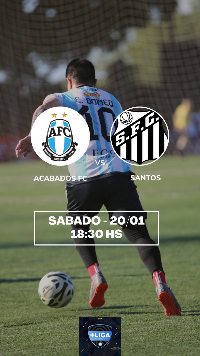 ¡ 𝐇𝐎𝐘 𝐉𝐔𝐄𝐆𝐀 𝐀𝐂𝐀𝐁𝐀𝐃𝐎𝐒 ! 💙

¡ Para seguir firmes arriba, en busca de la clasificación! 

Nos enfrentamos al conjunto de Santos por la segunda fecha de la <a href="/ligadetuiteros_/">Más Liga</a> 

¡ Con todo muchachos ! 👊🏻💪🏻 

☀️ 🍺