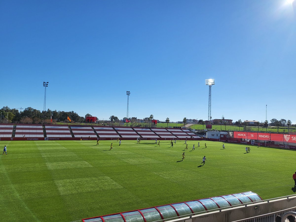 Ciudad Deportiva Jose Ramón Cisneros Palacios,Sevilla. Estadio Jesús Navas,nueva jornada de <a href="/LigaF_oficial/">Liga F</a>. <a href="/SevillaFC_Fem/">Sevilla FC Femenino</a> vs <a href="/CVFFemenino/">Villarreal CF Femenino</a> un nuevo pasito en el proceso de formación continua. #Ligaf #EstadioJesúsNavas #FormaciónContinua