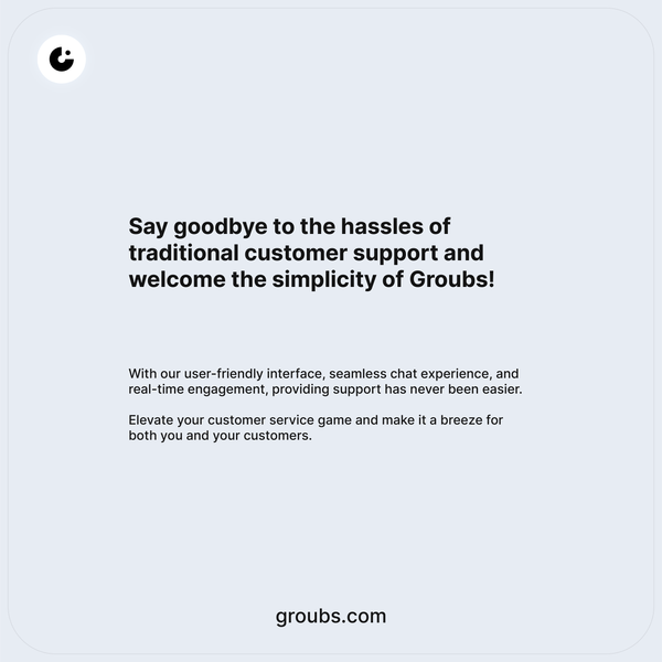 stekerio's tweet photo. Revolutionize your website experience with Groubs now! Visit our website (https://t.co/So6XT0d1WD) to get started ๐ฅ
#Groubs #WebsitePlugin #WebsiteChatbox #WebsiteBooster #CommunityGrowth #EngagementBooster #CommunityHub #Startup https://t.co/ztFAubXeF6