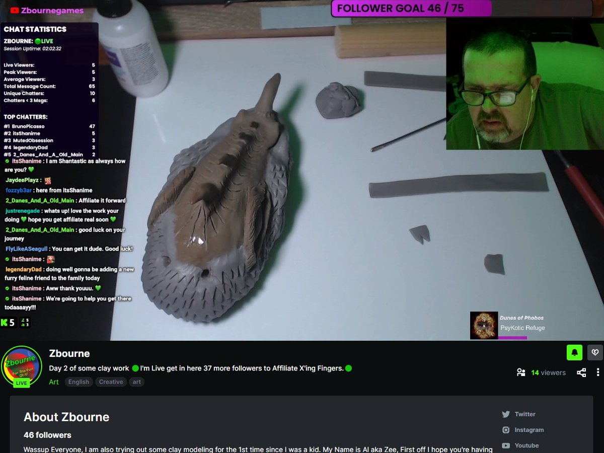itsShanimesLive's tweet image. 🟢LIVE NOW
Look at this work of art!?
IT'S A DRAGON HEAD!

ROAD TO AFFILIATE!
‼️47/75‼️

Be sure to show some love
Appreciate those who do!
🙏🥦

(link below)