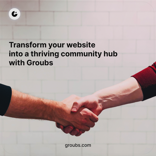 stekerio's tweet photo. Explore endless possibilities with Groubs – your all-in-one community builder! 🌟

Visit our website (https://t.co/So6XT0d1WD) to get started now!

#Groubs #WebsitePlugin #WebsiteChatbox #CommunityHub #Startup #CommunityGrowth https://t.co/aJ23YWzDcP
