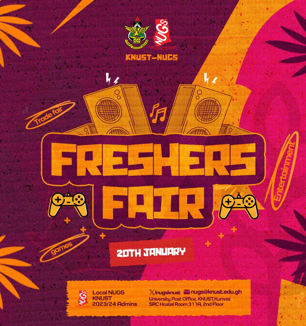 Come let's have some fun
#KNUSTFreshersFair
#PartyInThePark