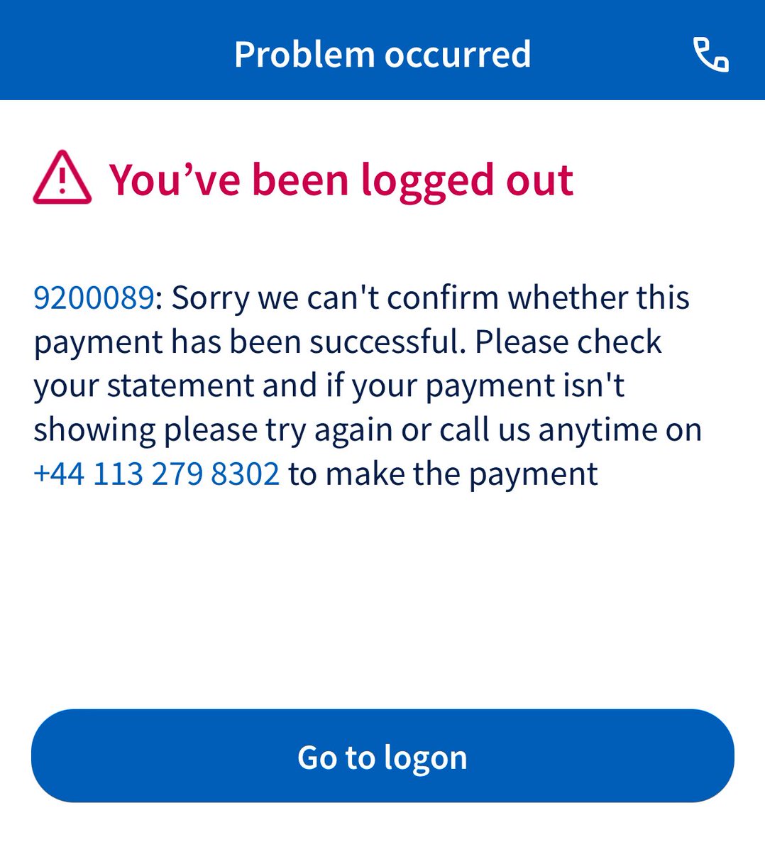 ChelssPenk's tweet photo. @HalifaxBank I am trying to sign into my online banking and keep getting this message both on the app and online. I’ve changed all my security details twice and it still won’t let me in? https://t.co/HvkDObmy6N