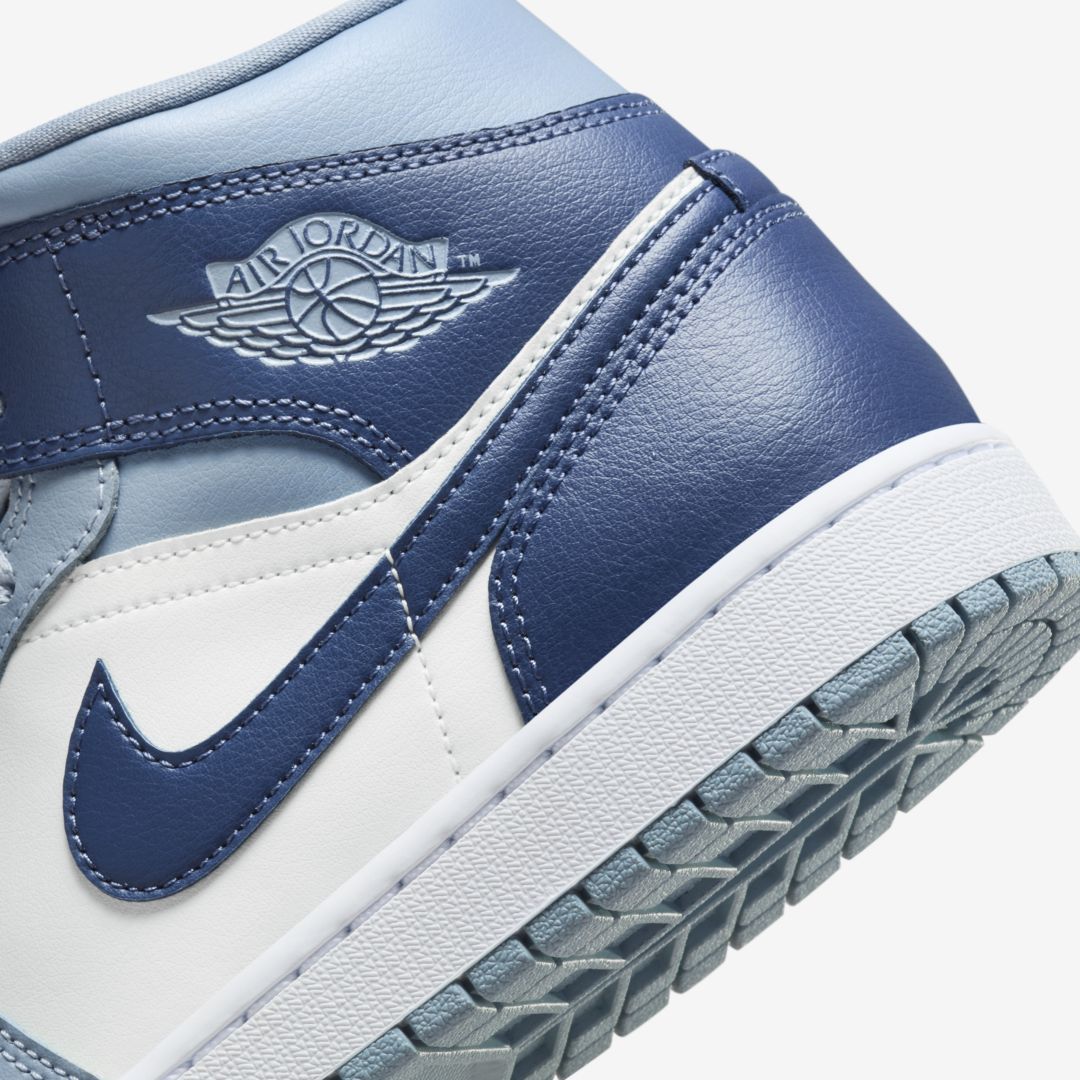 NEW: Women's Jordan 1 Mid 'Diffused Blue' on @nikestore Link -> go.j23app.com/11nm