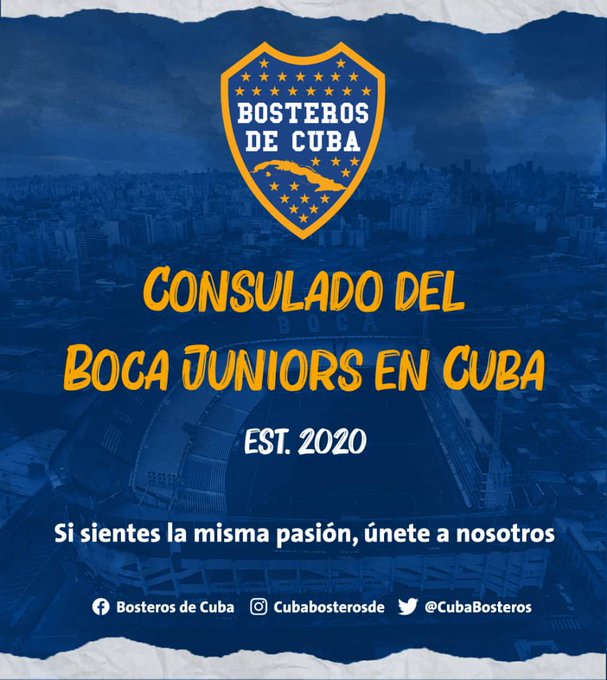 Consulado de Boca Juniors en CUBA tweet media
