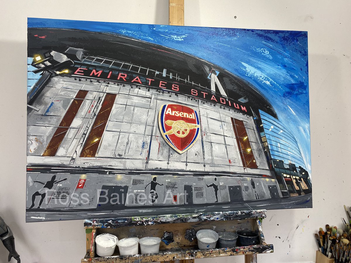 RossBainesArt's tweet photo. 🟥Arsenal Print Giveaway 🟥

To win a free limited edition print of my painting ‘The Emirates’ you must…

🟥 Repost my pinned post

🟥 Repost this post

🟥 Tag another #Arsenal fan

One lucky winner will be chosen on Monday at 9pm (GMT)

#Gooner #GoonerFamily #COYG https://t.co/CuRkZ4WWAS