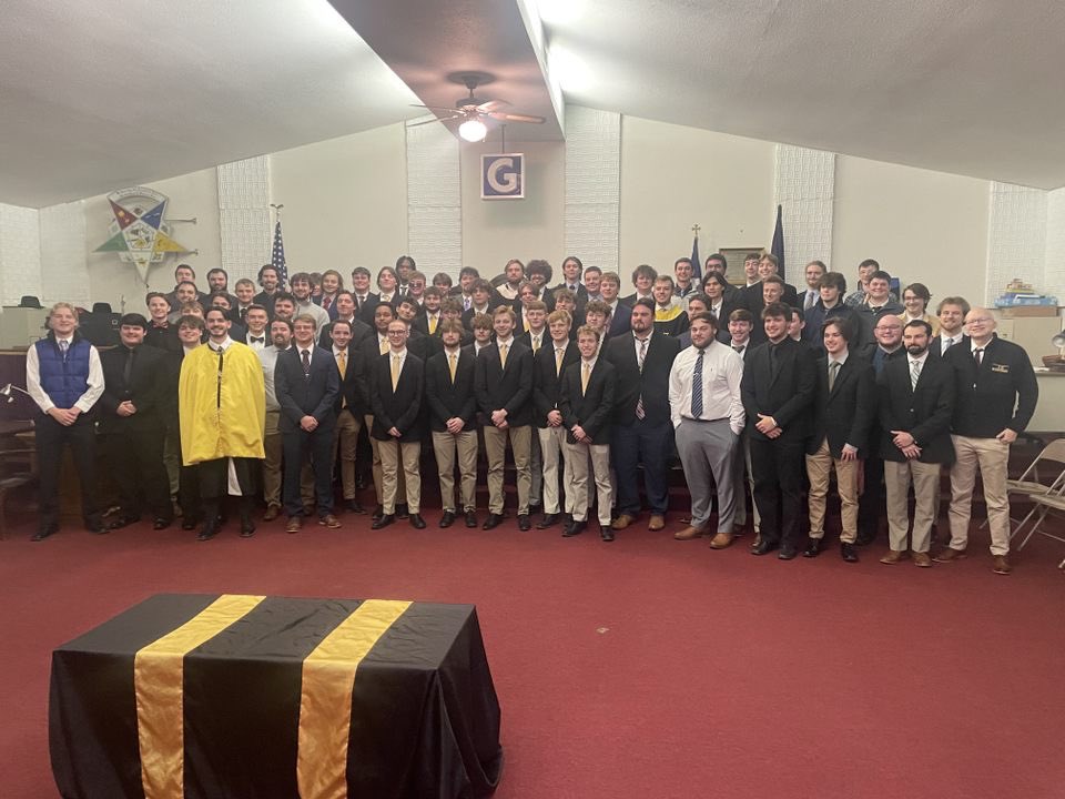 This past week Mu Kappa added 19 newly initiated members to the Chapter. Congratulations to these men for their hard work this semester and welcome to our brotherhood!!