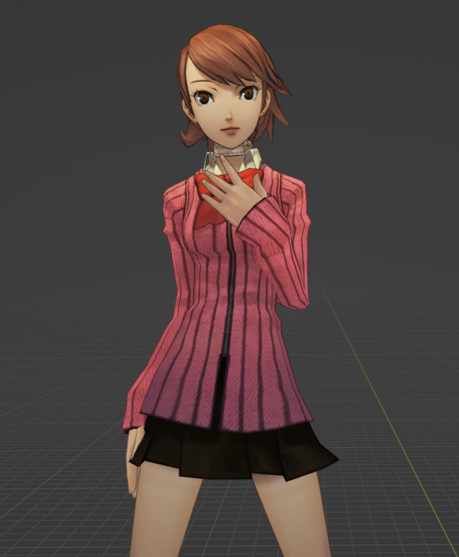Evolution of Yukari models (I was going to add a png of p3r but Im