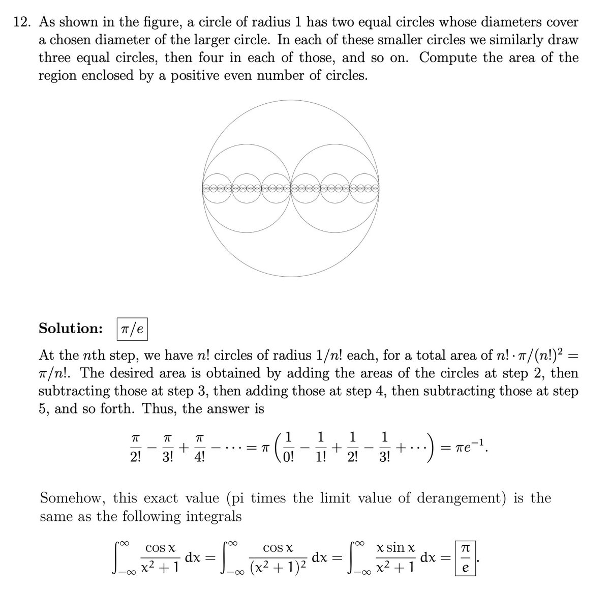 de_toute_facon's tweet photo. @abakcus Somehow, magically, this unrelated problem has the same answer.
[cf. 2003, HMMT Guts Round #12] https://t.co/SwWcn5HBA0