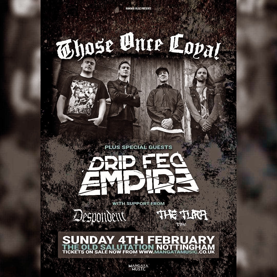 💛 Hometown Headliner! 💛
We really need to get back on X more,  so what better way to return than mention our headline show along side the mighty <a href="/DripFedEmpire/">Drip Fed Empire</a>, Despondent and The Tura 🔥

Grab a ticket below and come get violent! 🤬
eventim.co.uk/event/those-on…