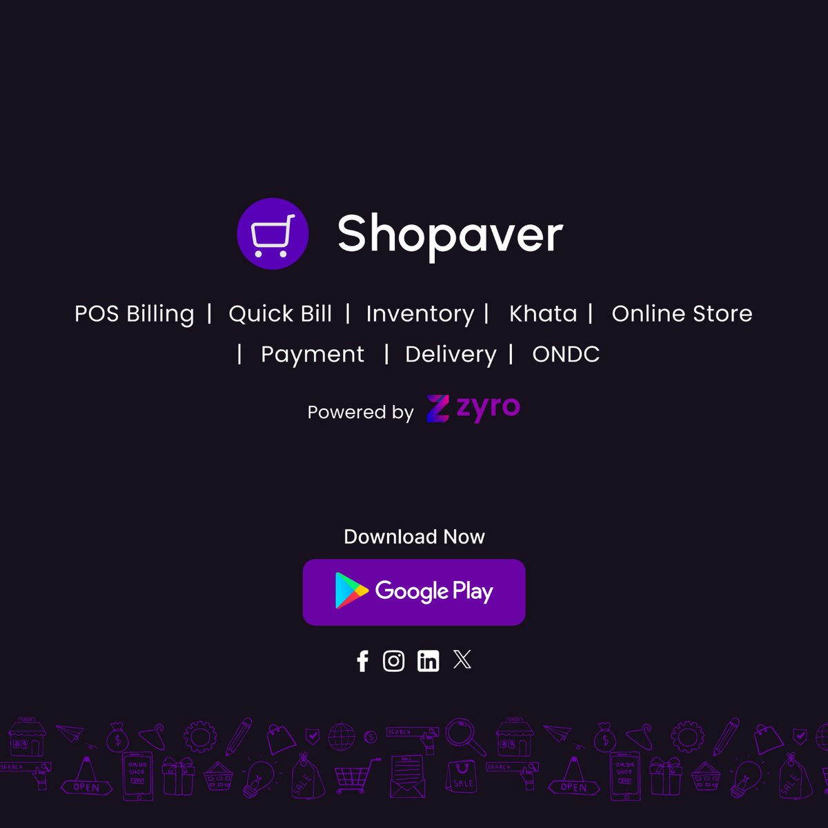 myzyro's tweet image. Optimize your cash flow with Shopaver's Payment Reminder feature! 📆 With Shopaver, managing payments and due dates is easy.

#zyropayments #shopaver #OnlineSelling #OnlineShopping #business #Shopaver  #onlineshopping #DigitalKhata #Khatamanagement  #Zyro