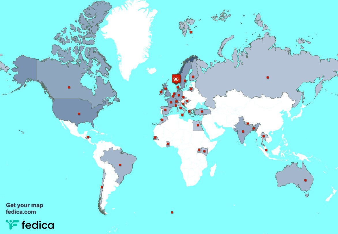 I have 1 new followers from Norway 🇳🇴 last week. See fedica.com/!sponsorconsult