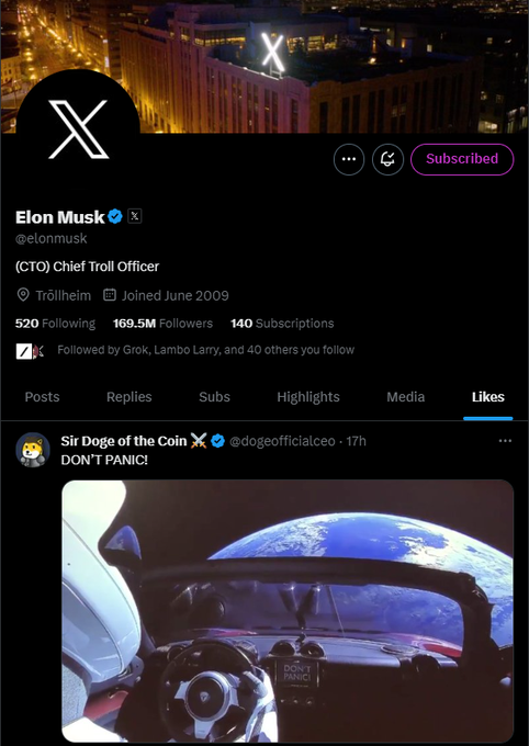 Douglas Adams #HHGTTG tweet media