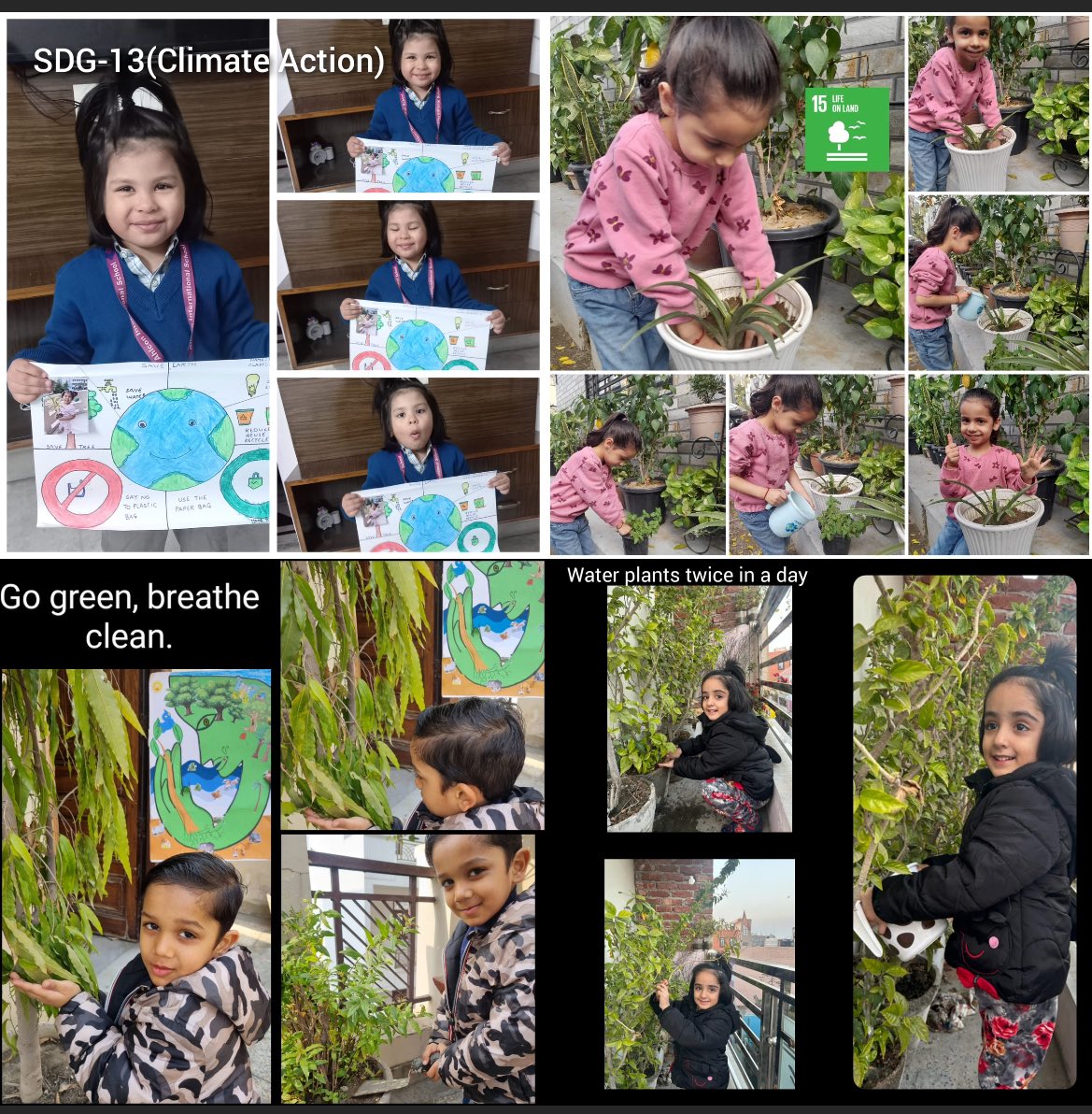 We are pleased and honored to share that the Ss of Nursery A participated in UN Climate Action Goals project.Their dedication and hard work were aimed at contributing to the achievement of the SDGs #ClimateAction @ashokkp @y_sanjay @pntduggal @ShandilyaPooja @TanuMathur10