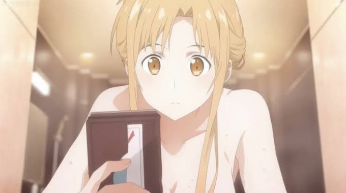 SAO_IDKirito's tweet photo. ≪劇場版SAO ≫といえば……アスナのオフロバシーンが定番っぽいけど、本日放送「冥き夕闇のスケルツォ」ではあの有名な情報屋のオフロバシーンもあるかも？
#sao_anime https://t.co/LQqyszaybY