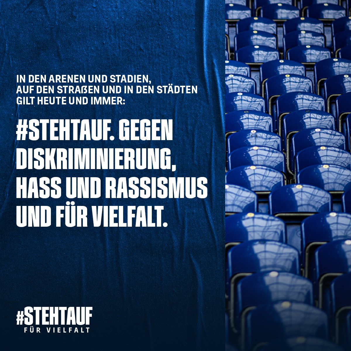 Heute. Morgen. Und für immer: #STEHTAUF