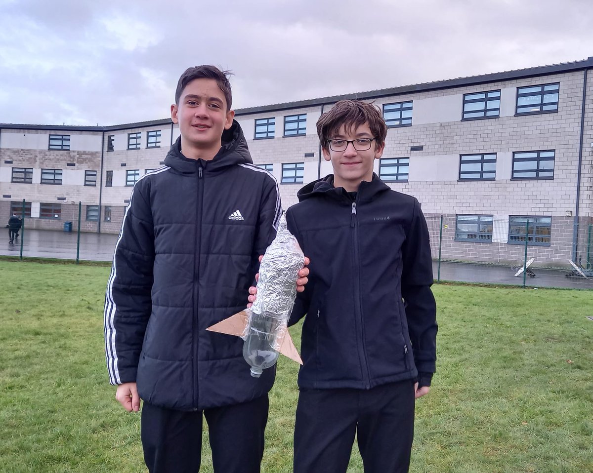 St Andrew's Academy Science Department (@standrewssci) on Twitter photo 🚀 3, 2, 1, Blast Off 🚀
S3 launched the rockets they designed at the end of last term! Some amazing rockets and great fun.
M and J won the title of Best Rocket 🏆
A big thanks to Mr McGarvey for being the rocket-launcher!
<a href="/St_Andrews_Acad/">St Andrew's Academy</a> 🚀 3, 2, 1, Blast Off 🚀
S3 launched the rockets they designed at the end of last term! Some amazing rockets and great fun.
M and J won the title of Best Rocket 🏆
A big thanks to Mr McGarvey for being the rocket-launcher!
<a href="/St_Andrews_Acad/">St Andrew's Academy</a>