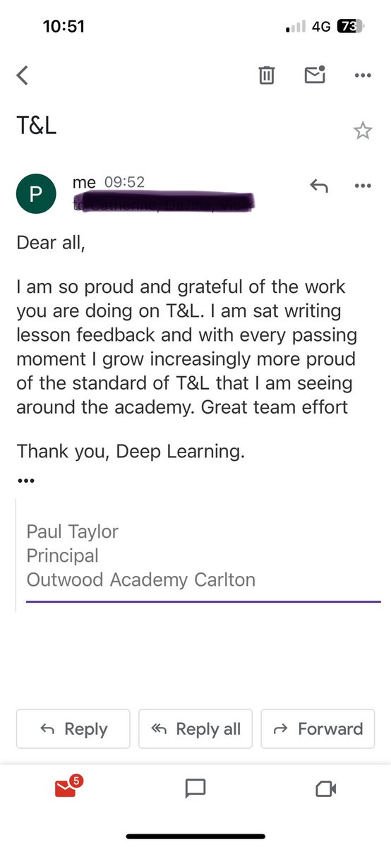 ticktock80's tweet image. Feeling fortunate to work with such open-minded, aligned and diligent teachers. Equally, I consider myself lucky to work alongside such passionate, informed, driven and interested leaders. #DeepLearning #ImprovingNotProving #TransformativeTeaching