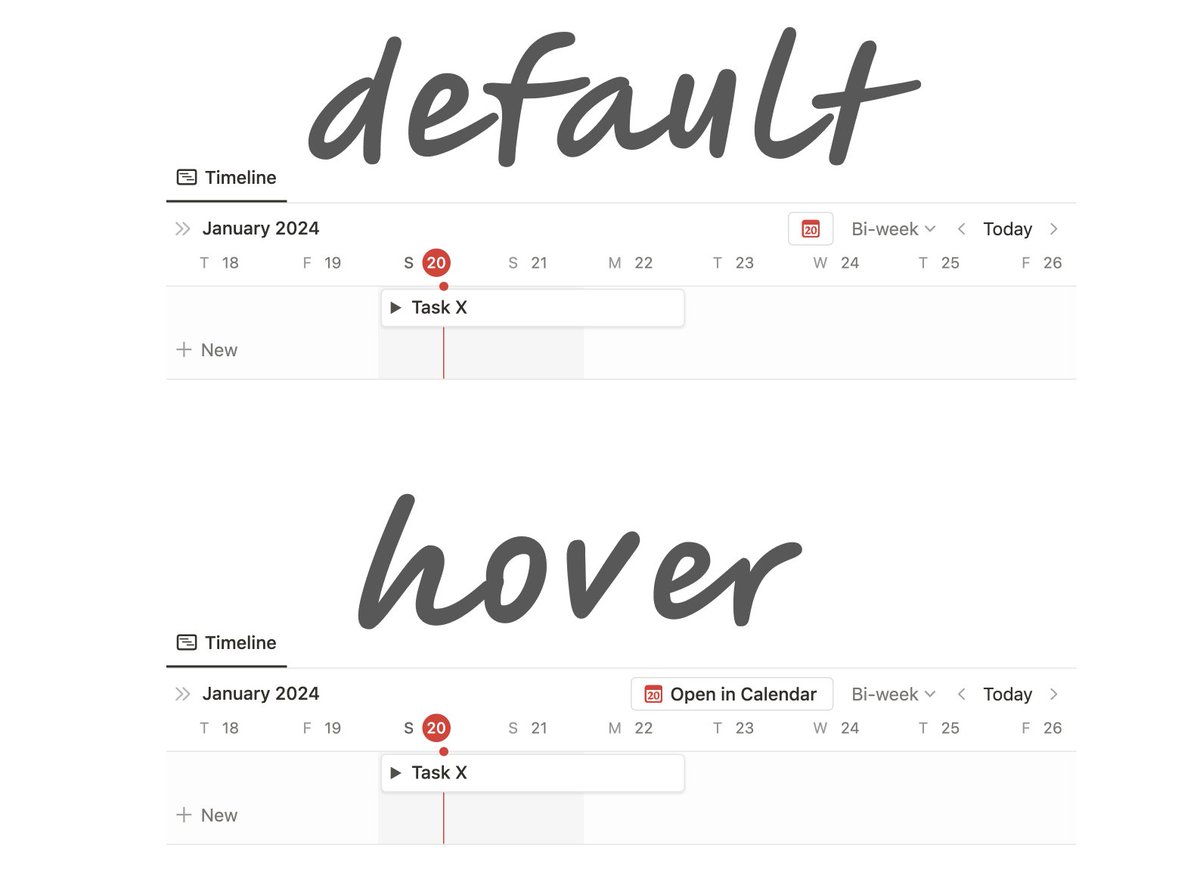 177slh's tweet image. How about making this button only keep the icon default, just like filter and sort? #NotionHQ