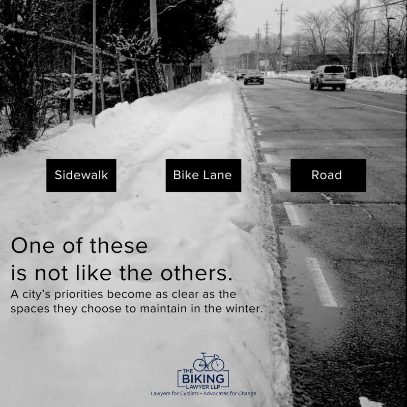 fietsprofessor's tweet photo. Want to know the mobility priorities of your city? Don't look into their visions or strategic documents. 

Look to their practice of snow clearance!

(by @TheBikingLawyer/@tomflood1) https://t.co/IF7LQciKyZ
