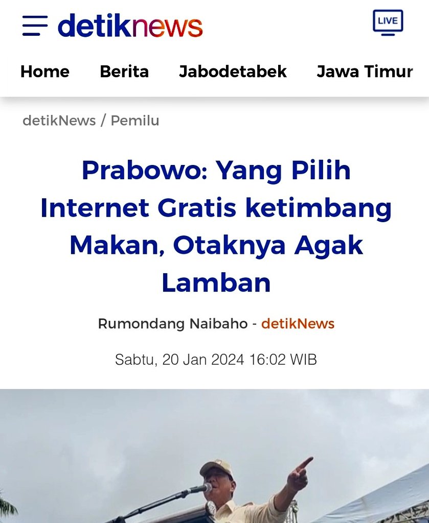 Ikan tidak akan melompat sendiri ke penggorengan tanpa ditangkap lebih dulu. Manusia lalu mencari cara untuk menangkap ikan, bukannya menunggu ikan di meja makan. Yang otaknya lambat itu justeru mereka yg suka serba instan dan menolak untuk berproses. Termasuk memilih Cawapres.