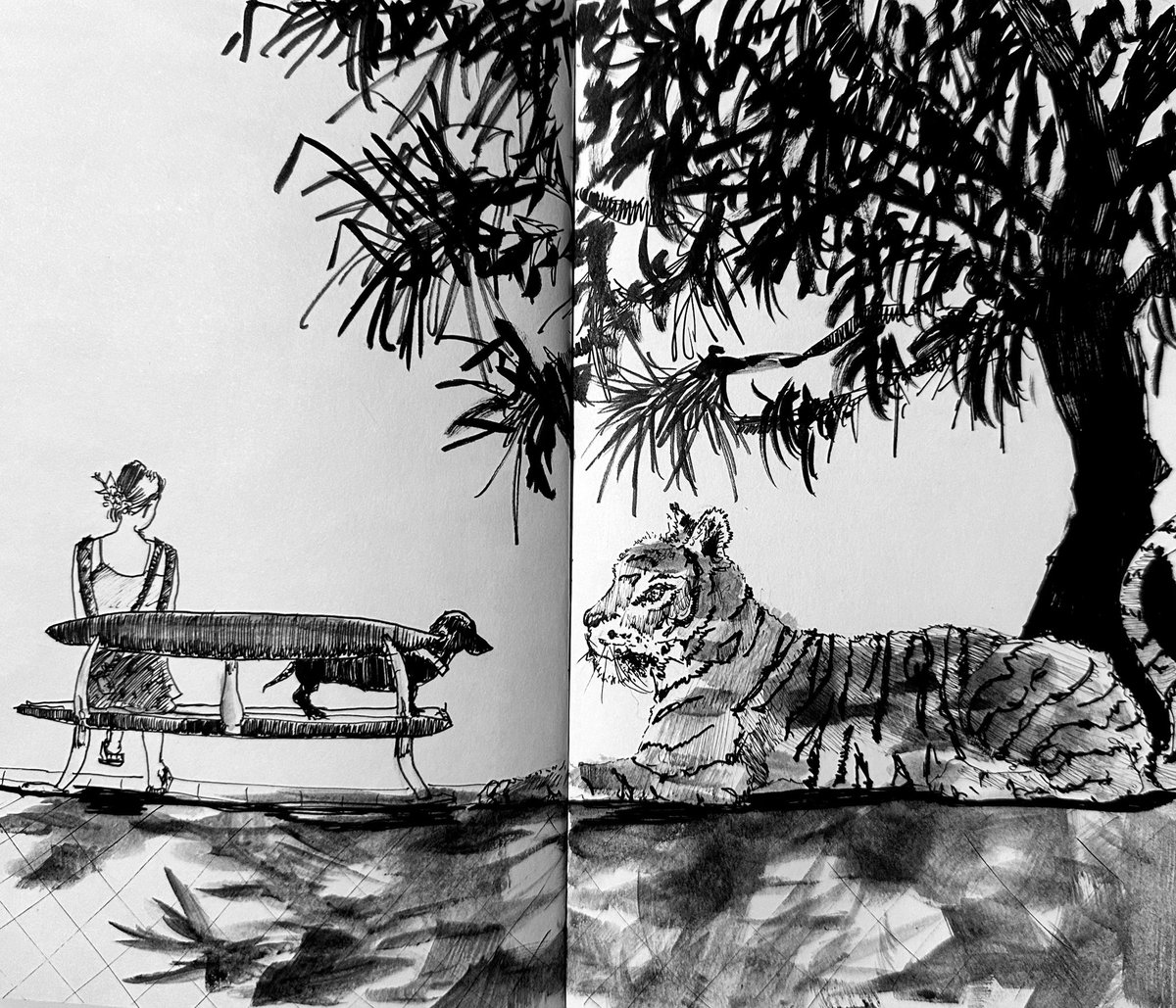BirdsInSuits's tweet photo. In the shade
#birdsinsuits #art #artistsoninstagram #drawing #draw #illustration #pen #ink #gouache #sketch #sketchbook #moleskine #burleigh #burleighheads https://t.co/3K3kuVmwrI