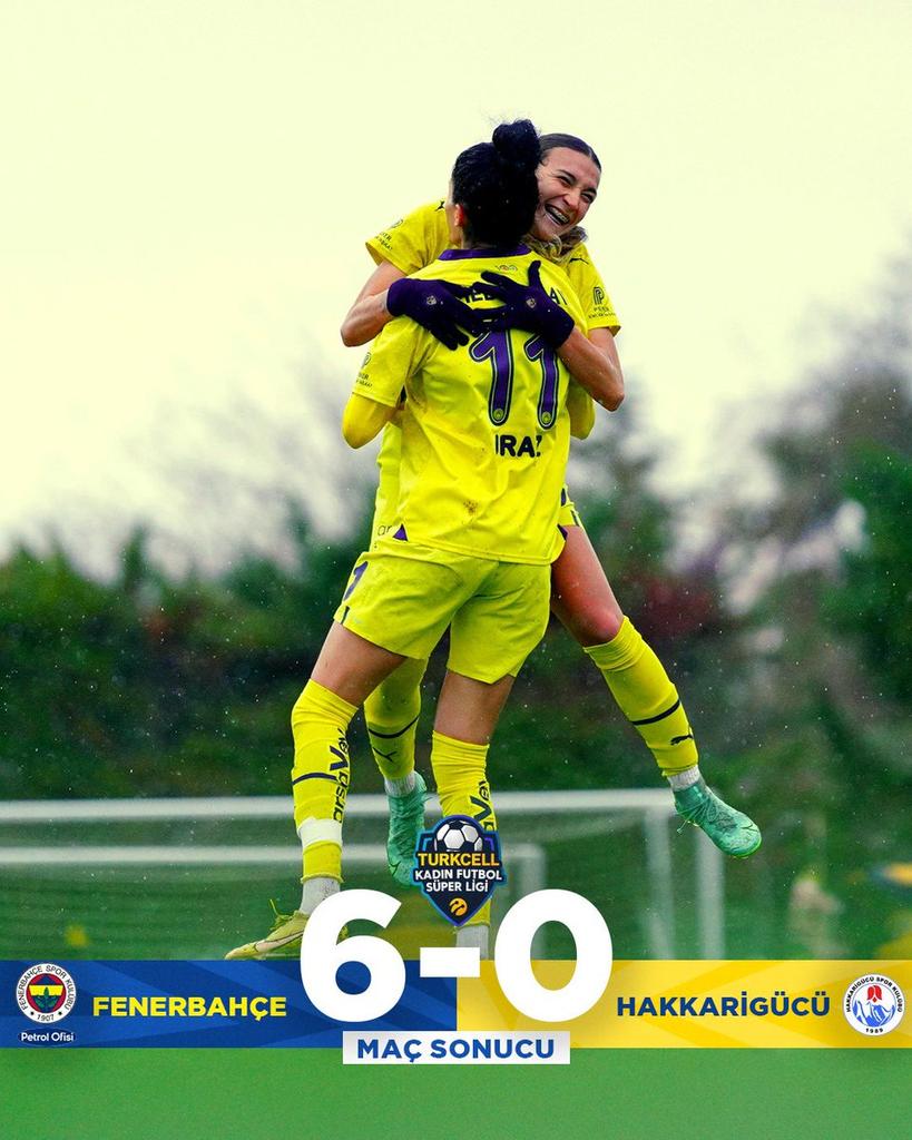 MAÇ SONUCU

Fenerbahçe Petrol Ofisi 6-0 Hakkarigücü Spor

Tebrikler Fenerbahçe'm 👏🏼👏🏼👏🏼🧿