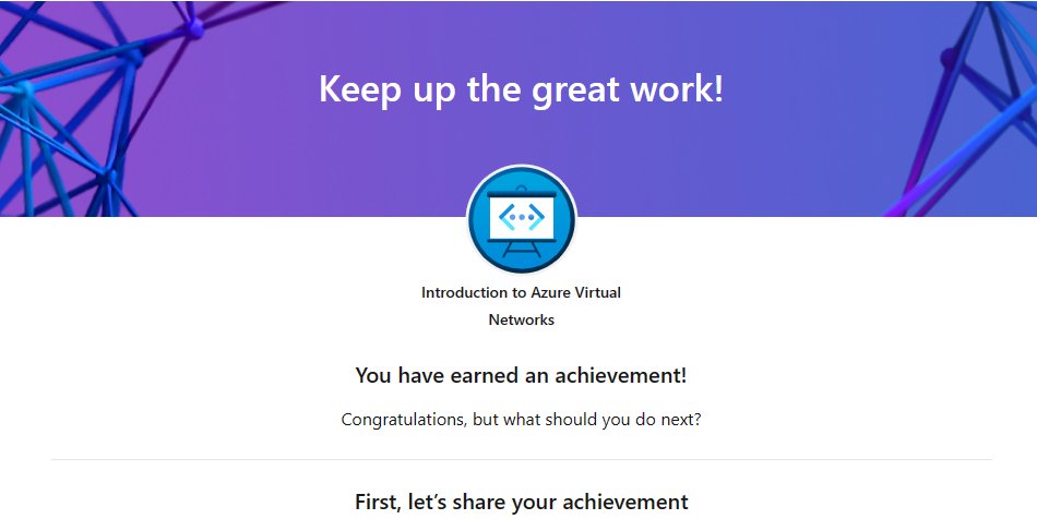 AnnaDyagileva1's tweet image. Today I earned my &quot;Introduction to @Azure #VirtualNetworks&quot; badge! I’m so proud to be celebrating this achievement thanks to @MicrosoftLearn.

#teachersloveEDU #MIEEXpert #MIETrainer #MicrosoftEDU @MicrosoftEDU #MIE #Azure