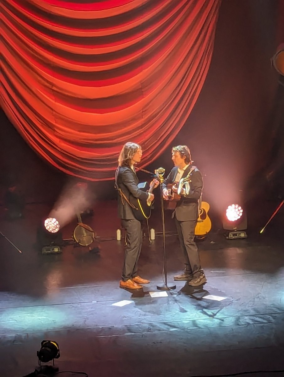 Milk Carton Kids supported by Jenny Owen Youngs last night at the Barbican. Brilliant evening!