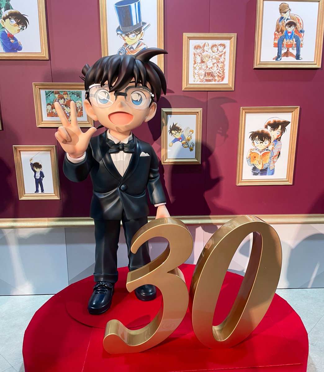 コナン展行ってきました!!青山先生登壇イベントもキャラ撮影会もあって胸いっぱい…!推しのステッカーも当たって最高の1日でした🥰🥰🥰 