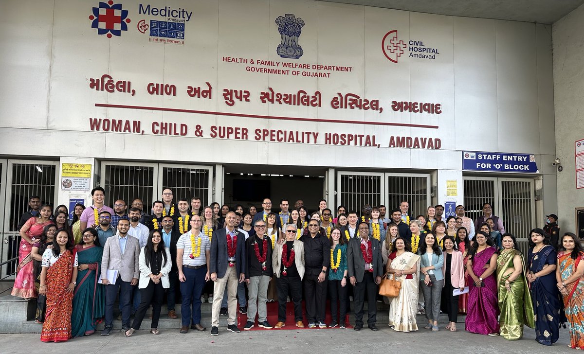 And the 16th annual U.S.-India Bladder Exstrophy Collaborative is underway @civilhospamd! We have surgeons from 15 countries here and nearly 200 children with exstrophy from several countries. A busy week ahead! @joshirakesh2016