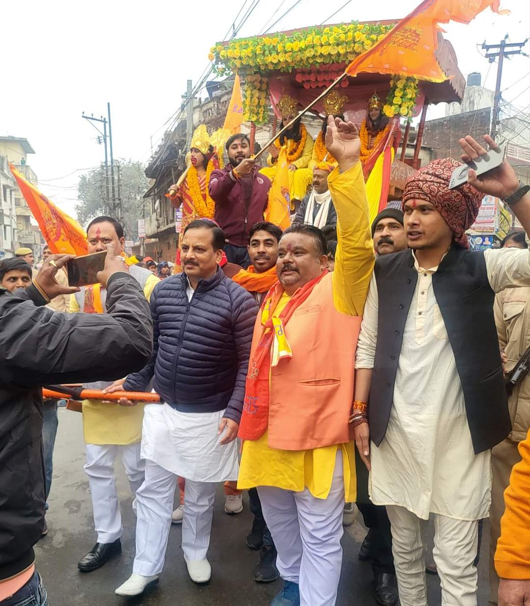 DrDharmendraBJP's tweet photo. पूरा देश हुआ राममय। जय सियाराम जी।
जगन्नाथपुर गोरखपुर में आयोजित जुलूस में शामिल हुआ। https://t.co/LIpuny6pJJ