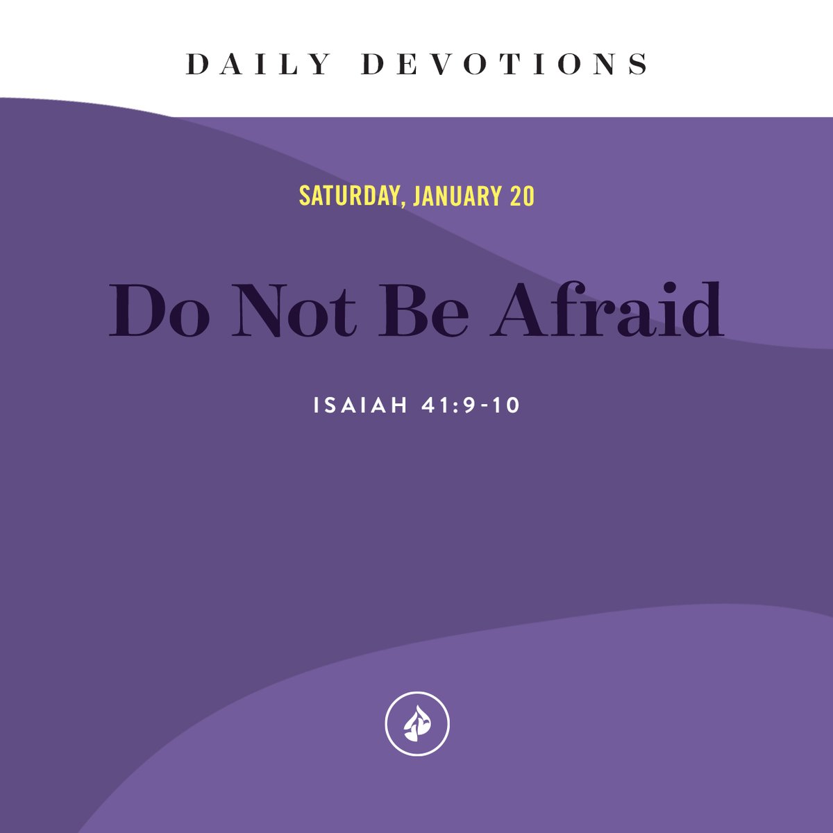 Our loving, faithful, and powerful God will never leave us, so we need not succumb to fear. #DailyDevo intouch.org/read/daily-dev…