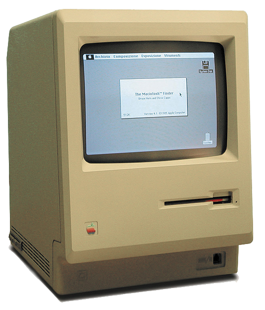 ponceto91's tweet photo. Il y a 40 ans, le 24 janvier 1984, fut présenté le MacIntosh 128k par Steeve Jobs devant un public de 3000 personnes. Cet ordinateur représentera le premier succès commercial pour un appareil disposant d'une souris et d'une interface graphique #LaPetiteInfoDuJour https://t.co/Gimbo9QW1g