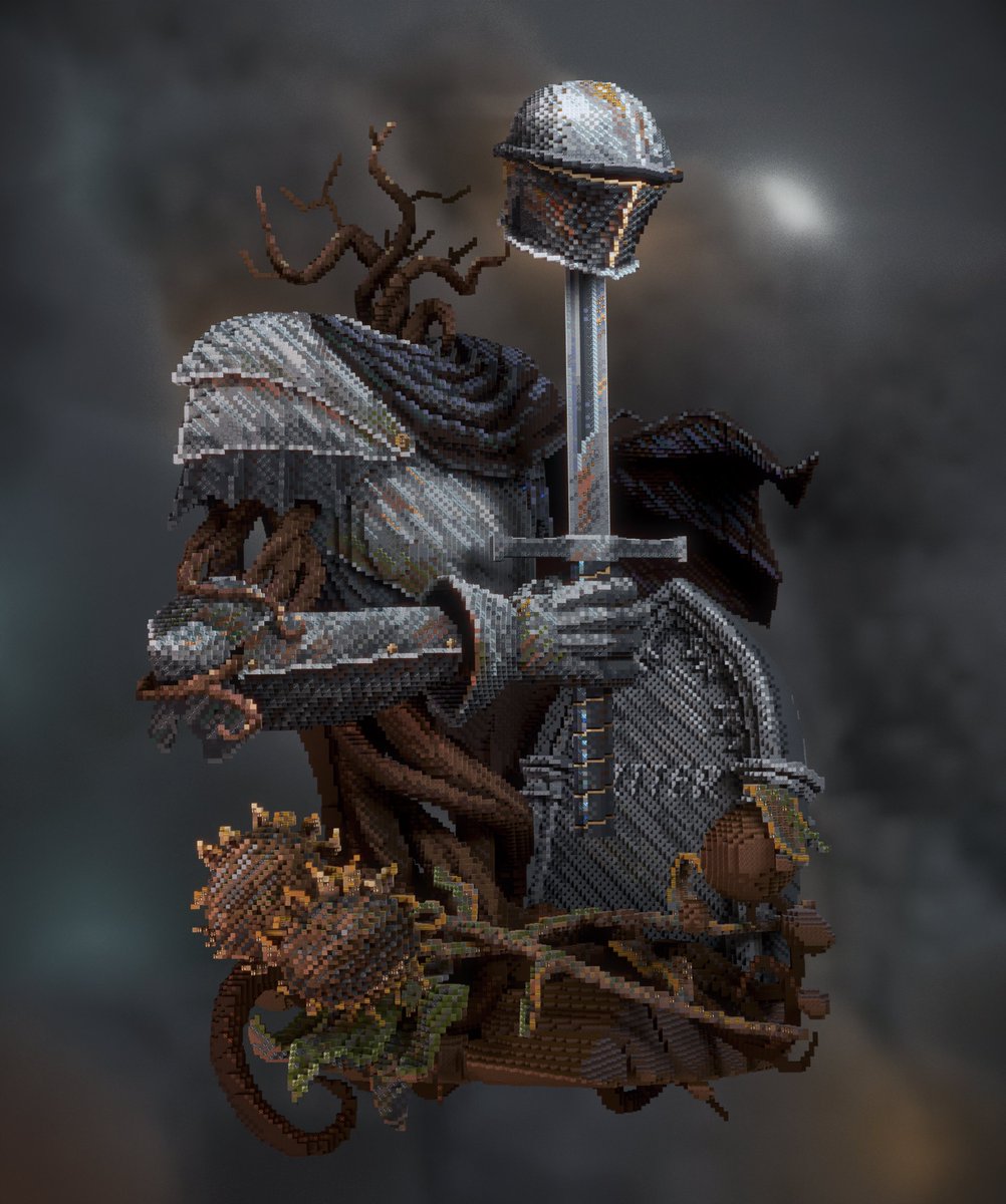 Onuma_organic's tweet image. Onuma
"Ritter"

Dunkler Raum...
#Minecraftbuilds #Minecraft #voxelart