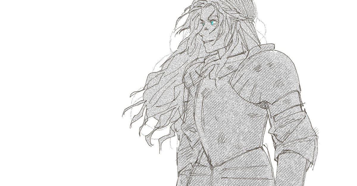 #베네스_60분_전력 
흙투성이 기사님...을 그리고 싶었었다네요 😂