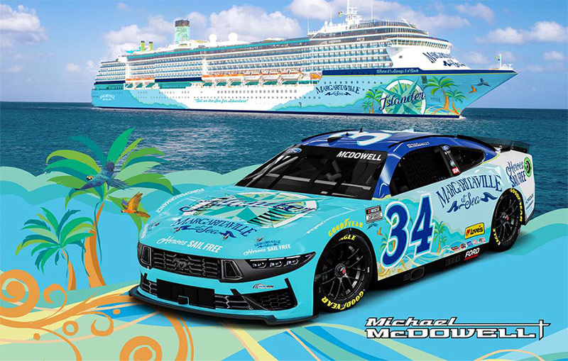 Margaritaville at Sea Sponsoring Front Row Motorsports cruiseindustrynews.com/?p=92021